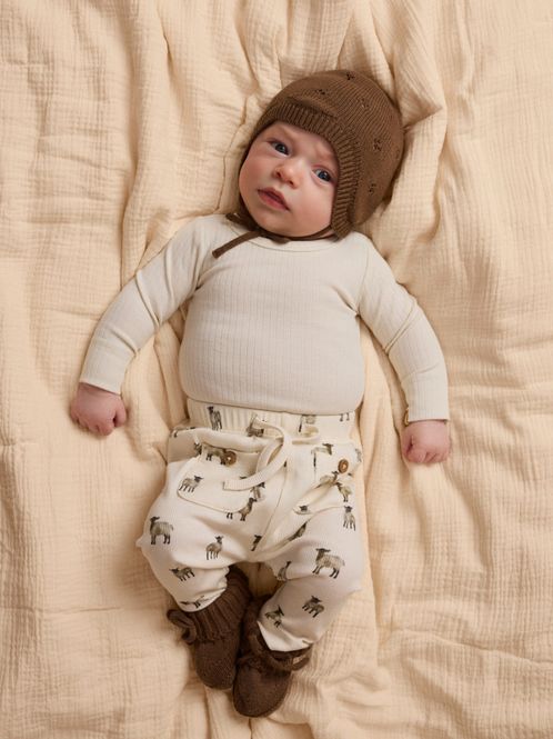 Hovedbilde Gavo Enk Loose Pant Turtledove Sheep Lil Atelier 