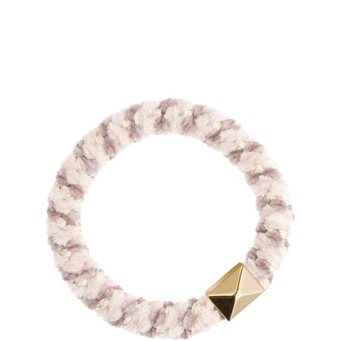 Hovedbilde Fluffy Fat Hair Tie Taupe Mix DARK