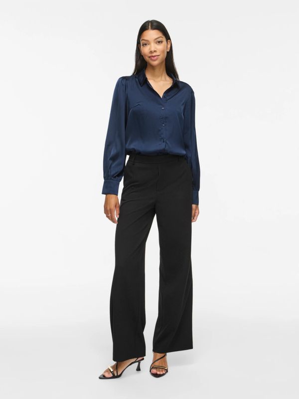 Vienna Ravenna Balloon Shirt Navy Blazer VILA