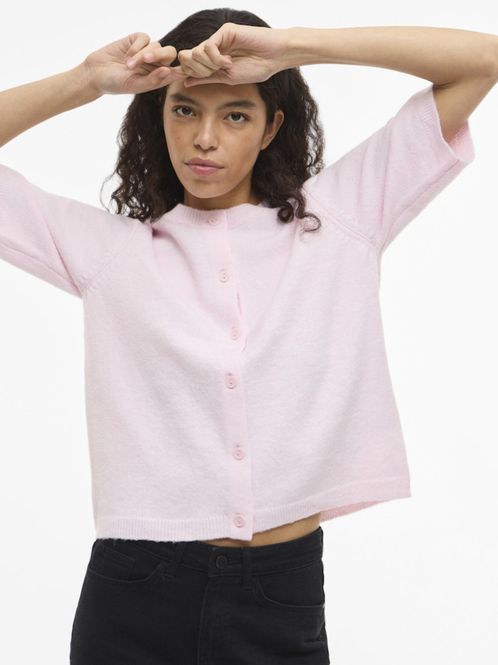 Hovedbilde Viliga 2/4 O-Neck Knit Cardigan Cherry Blossom ...