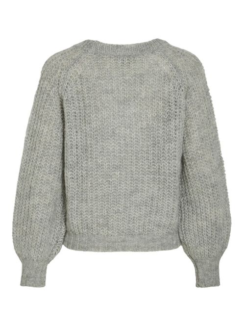 Hovedbilde Vimiryan Langermet Strikk Light Grey Melange VILA ...