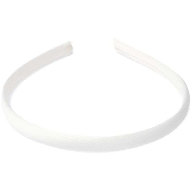 Hovedbilde Satin Hair Band Thin Off White DARK