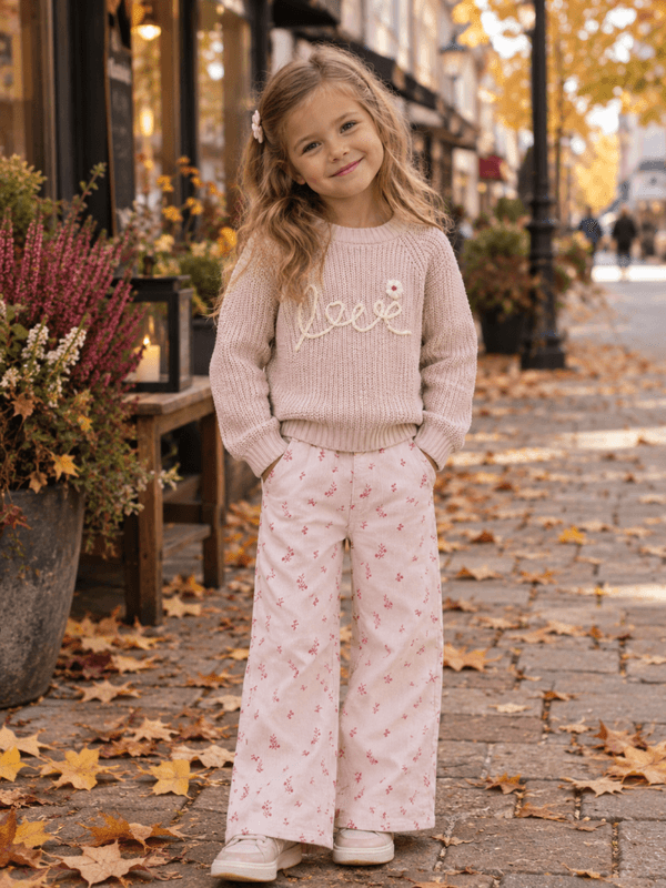 Emlen Embroid Knit Hushed Violet Lil Atelier