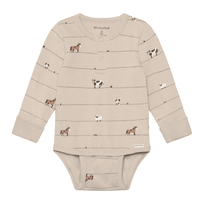 Hovedbilde Body Gårdsdyr Feather Grey Minymo