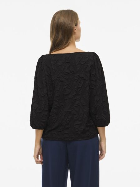 Videvera Boutneck 3/4 Top Black Beauty VILA