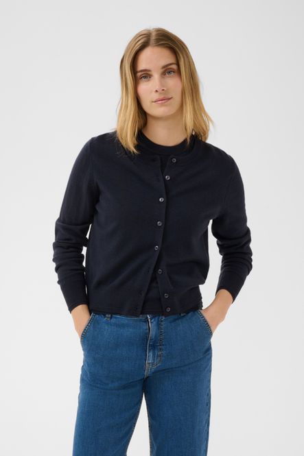 Hovedbilde Noelani Cardigan Dark Navy Part Two 