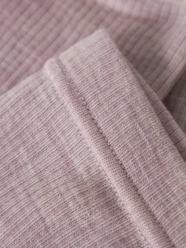 Wax Wool Leggings Rib Violet Ice Name It