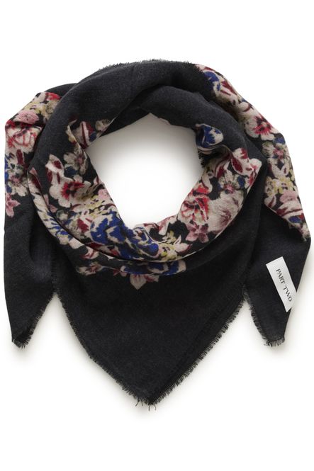Hovedbilde Celesta Scarf Wool Multi Flower Print Part Two 