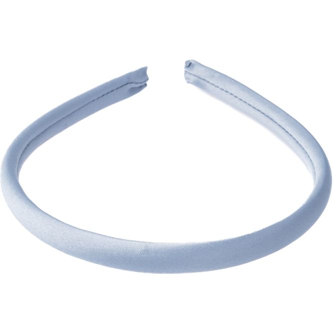 Hovedbilde Satin Hair Band Thin Light Blue DARK