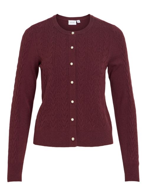 Hovedbilde Vikerry Cable LS Knit Cardigan Port Royale VILA