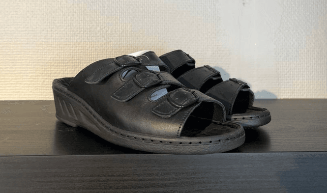 Hovedbilde Skinn Sandal Naturform 