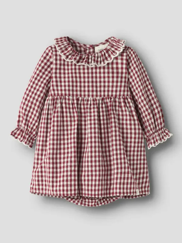 Roanne LS Body Dress Biking Red Lil Atelier
