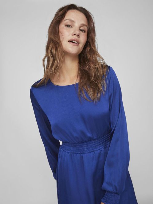 Hovedbilde Vibela L/S Smock Dress Mazarine Blue VILA