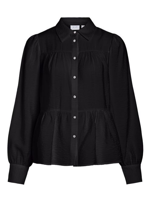 Hovedbilde Vikatria New Langermet Shirt Black VILA