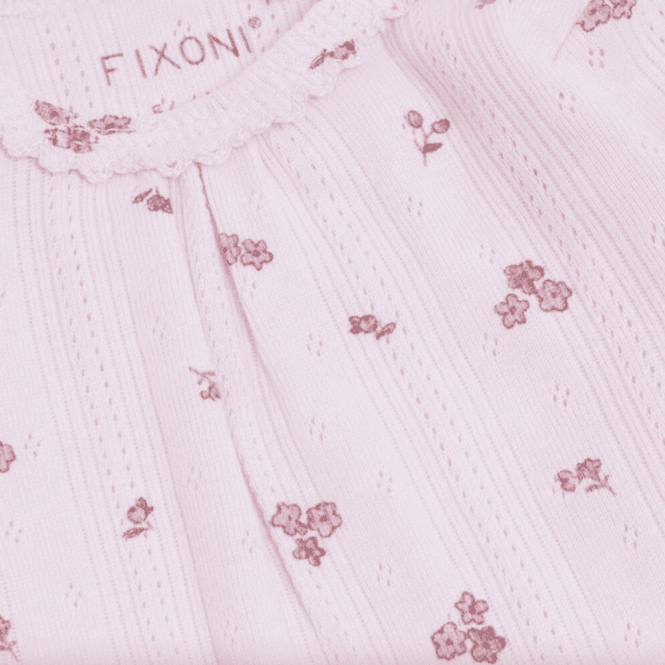 Hovedbilde Body Pointelle Små Blomster Pale Lilac Fixoni 
