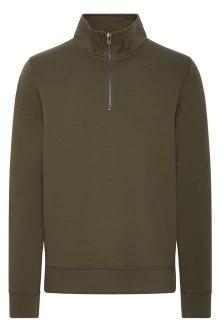 Hovedbilde Sebastian Half Zip Sweat Black Olive - Grey ...