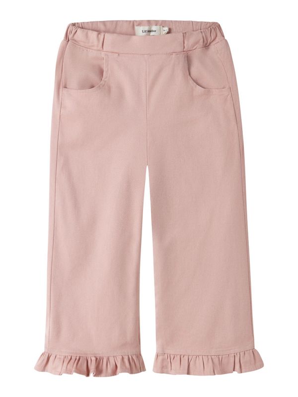 Doreen Wide Twi Pant Misty Rose Lil Atelier 