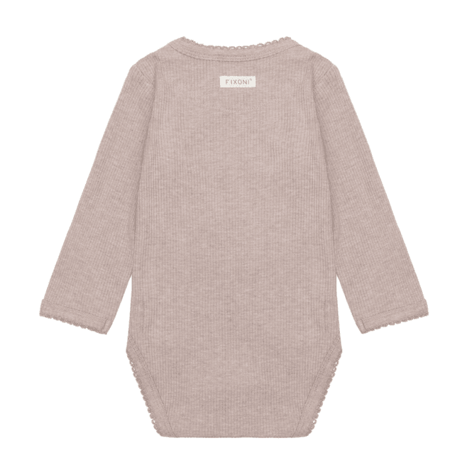 Hovedbilde Body Wrap Rib Pale Mauve Melange Fixoni