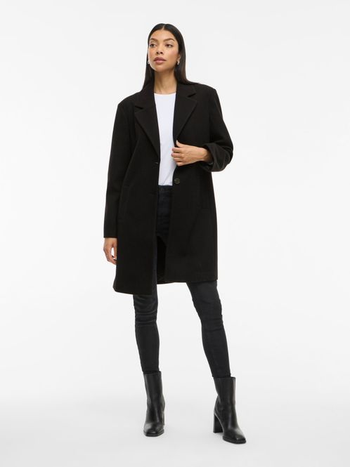 Hovedbilde Viclaudia Button Coat Black Beauty VILA