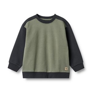 Hovedbilde Sweatshirt Langermet Block Ellis Navy Wheat 