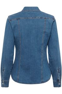 Hovedbilde Olaskjorte Sanilla Medium Blue Denim Part Two