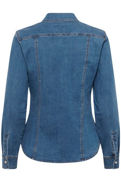Olaskjorte Sanilla Medium Blue Denim Part Two