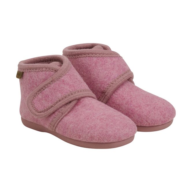 Hovedbilde Tøffel Wool Velcro Wild Rose En Fant