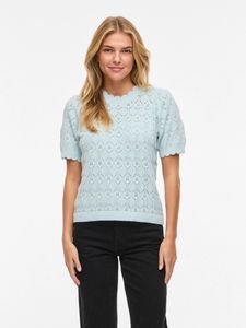 Hovedbilde Vilowen Pointelle Knit Top Nantucket Breeze VILA