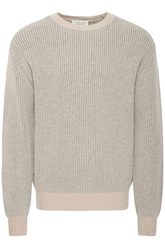 Fenix Ribbed Knit Silver Lining - Grey Casual Friday 