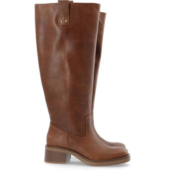 Biamary Skinnboots Knee High Cognac Bianco 