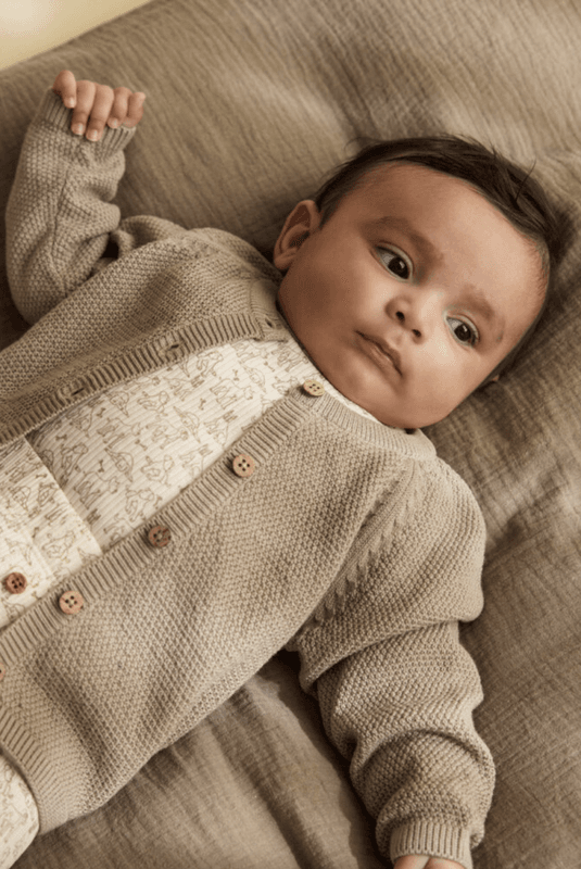 Cardigan Strikket Crockery Minymo 