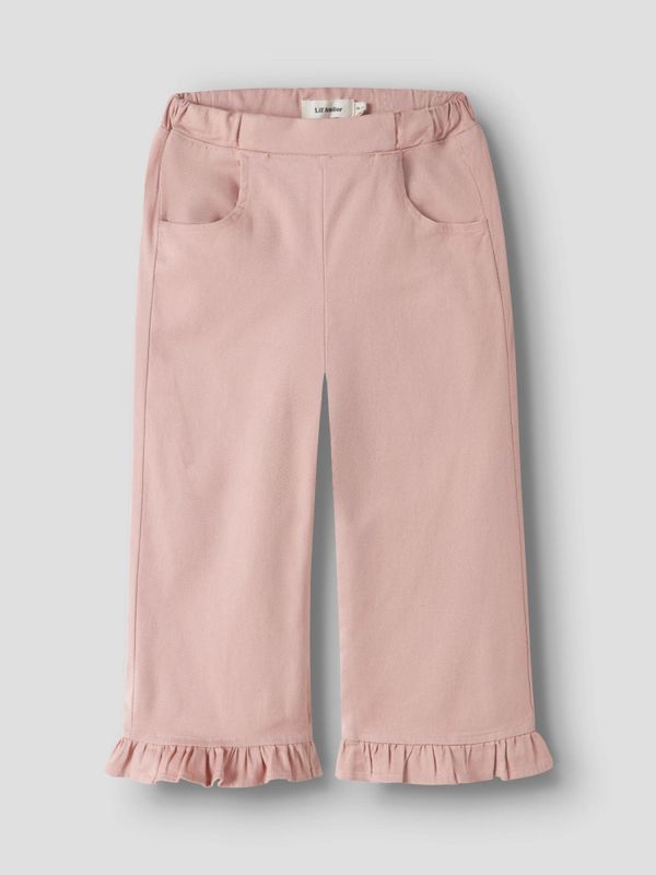 Doreen Wide Twi Pant Misty Rose Lil Atelier 