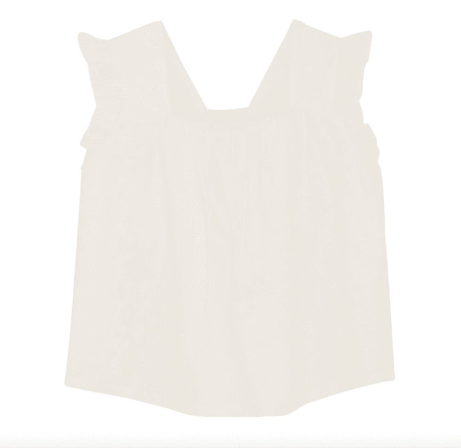 Hovedbilde Top Embroidery Cloud Creamie 