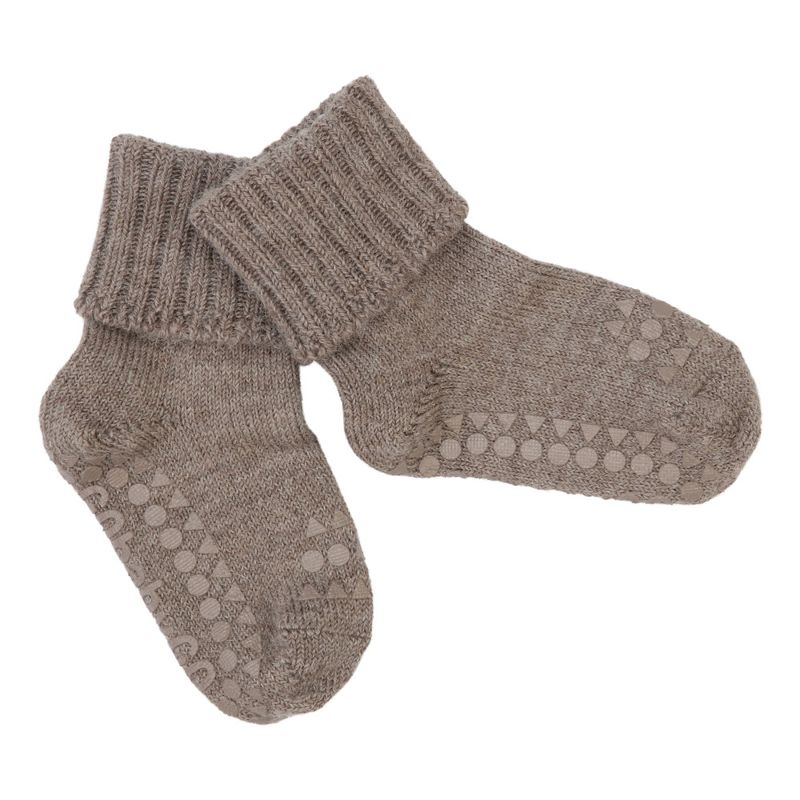 Sokker Alpaca Antiskli Walnut GoBabyGo
