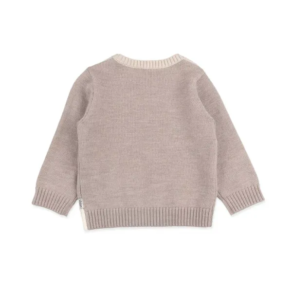 Genser Lammi Ull Beige Lillelam