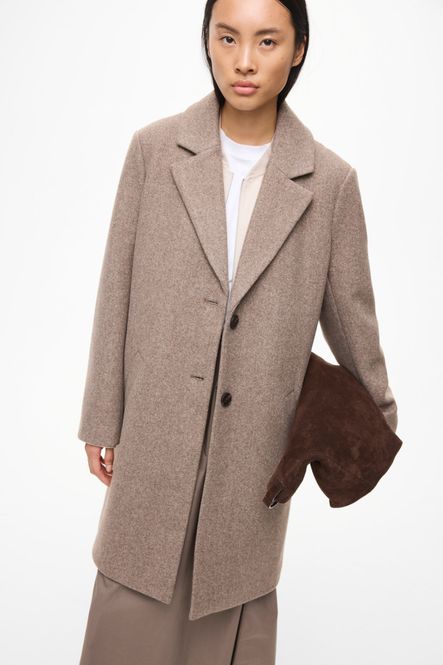 Hovedbilde Viclaudia Button Coat Falcon Melange VILA