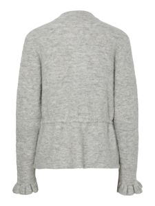 Hovedbilde Thellis LS Knit Cardigan Light Grey Melange YAS