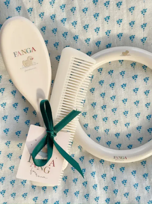Hovedbilde Baby Brush Set Beige Konges Sløjd 