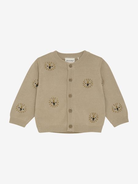 Cardigan Knit Løve Oxford Tan Minymo