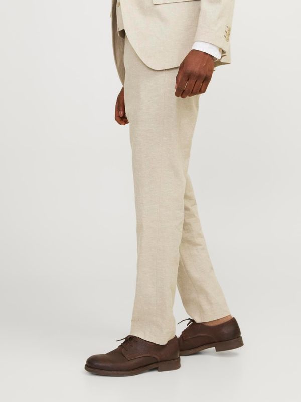 Rivera Linen Trouser Slim Fit Travertine Jack & Jones