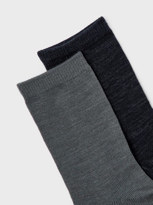 Hovedbilde Ullsokker Wak Grey/Black Name It