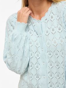 Hovedbilde Vilowen Ls O-Neck Knit Cardigan Nantucket Breeze ...