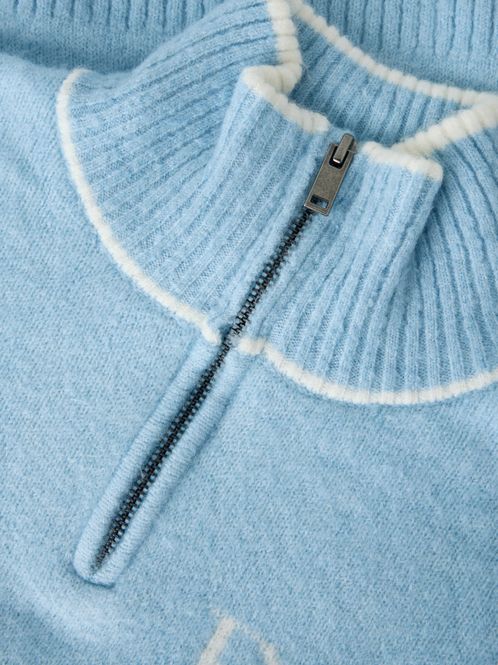 Hovedbilde Neifya Langermet Knit Oversize Powder Blue Name ...