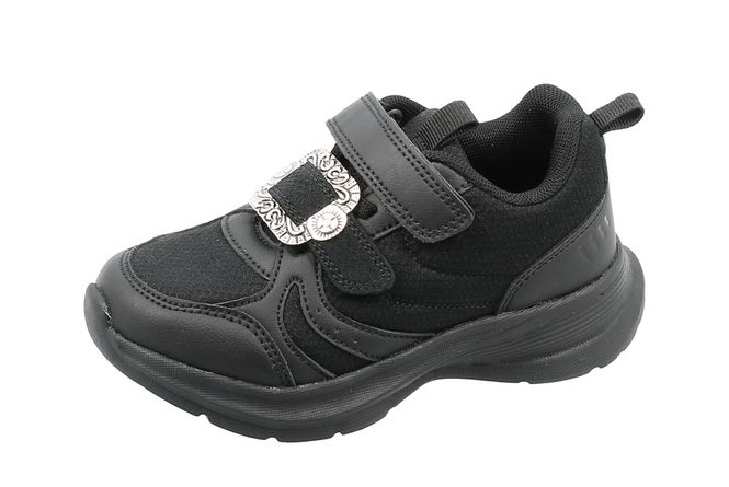 Hovedbilde Sneakers Søerne Svart Med Spenne Gekko