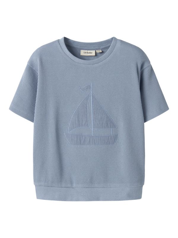 T-Skjorte Harun Loose Sweat Dusty Blue Lil Atelier