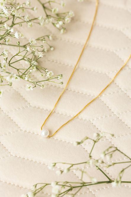 Hovedbilde Serenity Necklace Pearl White Secrets By B 