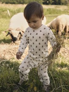Hovedbilde Nalu Slim Suit Wool/Modal Turtledove Lil Atelier
