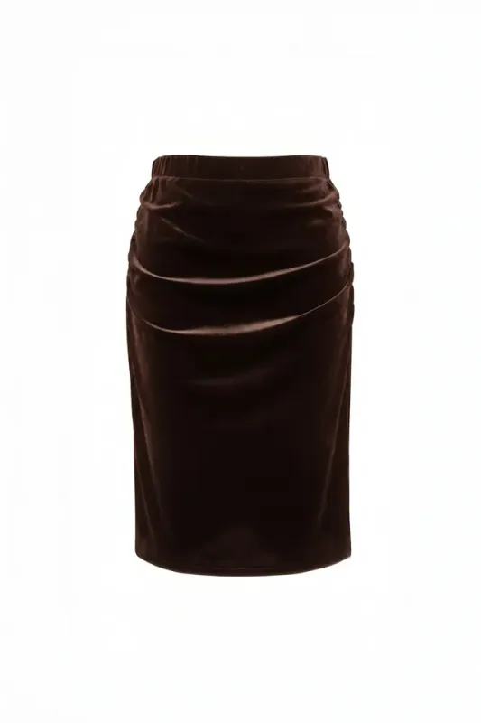 Amina Skirt Brown Secrets By B