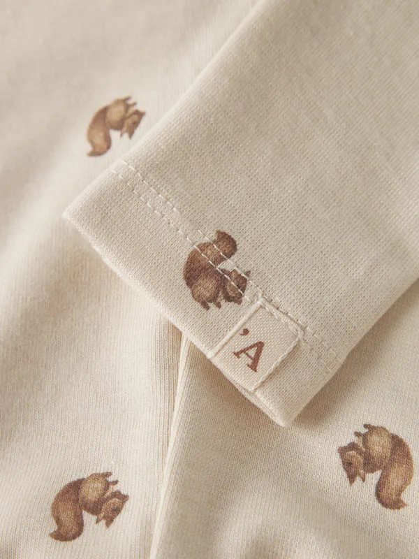 Layo Kim Slim Leggings Turtledove Squirrel Lil Atelier